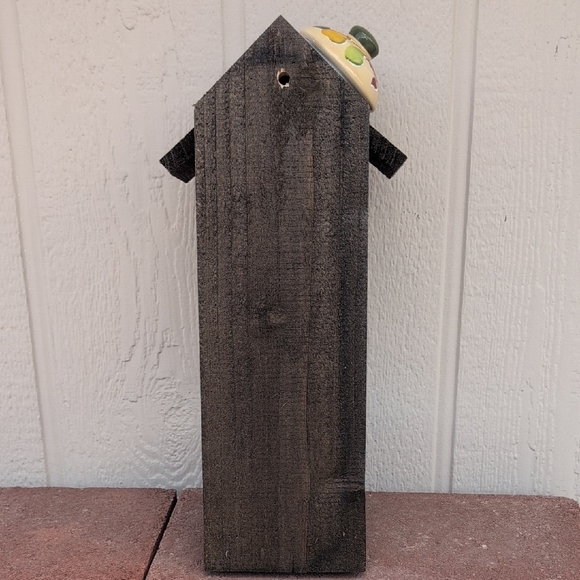 Rustic Wooden Bird Feeder Candy Apple - Picture 4 of 16